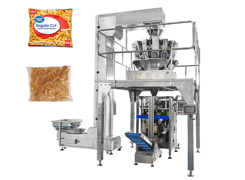 Automatic French Fries VFFS Form Fill Seal Packaging Machine