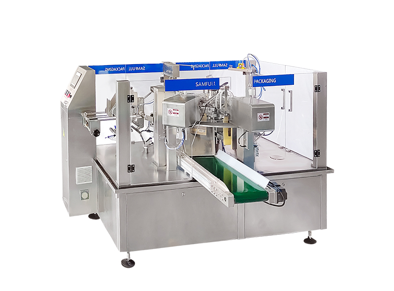 Dumpling Premade Pouch Filling Sealing Machine