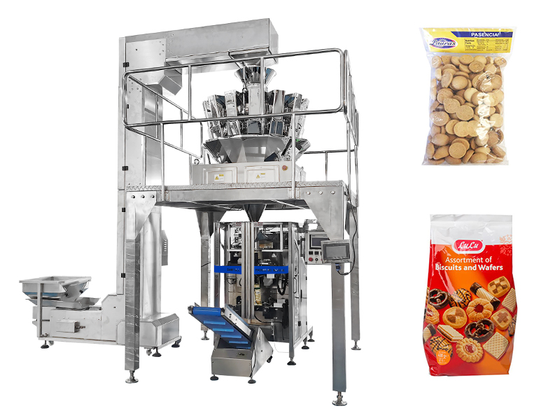 Biscuits VFFS Form Fill Seal Packing Machine