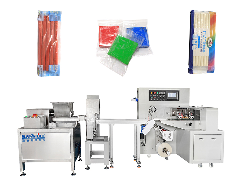 Play Dough/Plasticine Clay Extruding Packing Machine