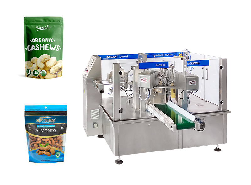 Nuts Premade Doy Bag Filling Sealing Machine