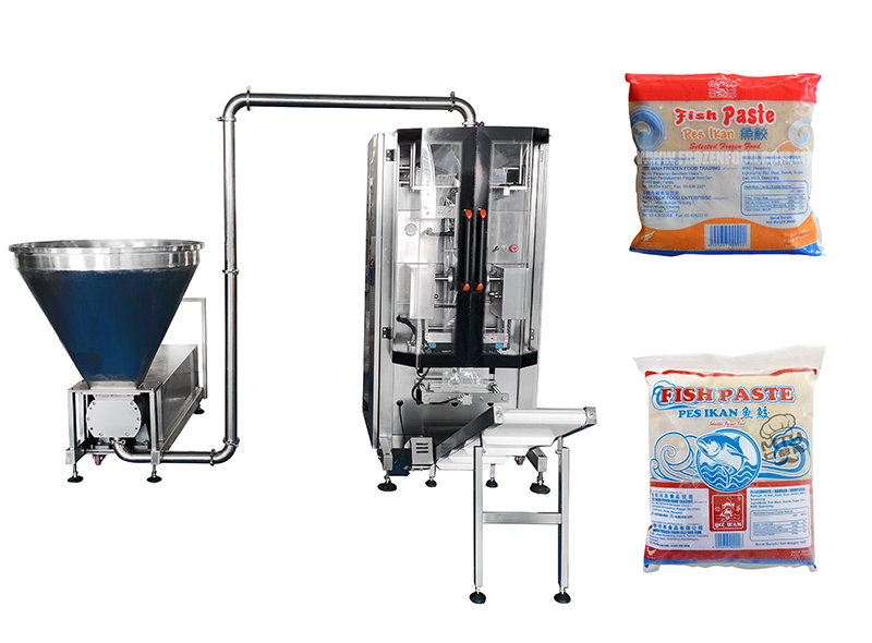 Automatic 1kg 2kg 5kg fish paste pouch filling packing machine