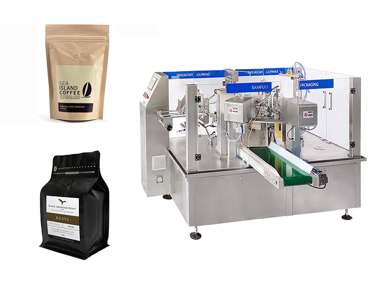 Coffee Premade Pouch (Doypack) Filling and Sealing Machine