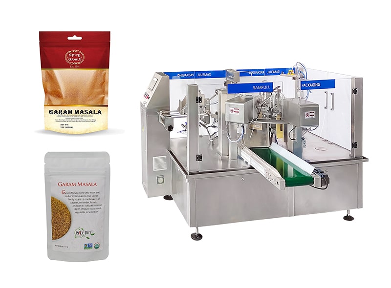 Premade Pouch (Doypack) Fill & Seal Machine For Seasoning